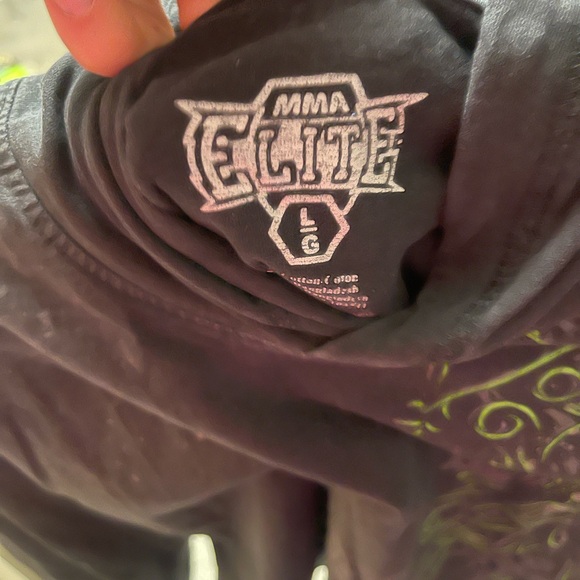 Black MMA Elite Hoodie - Picture 2 of 3